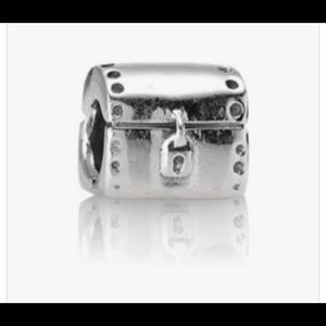 Pandora Retired Treasure Hope Chest Charm